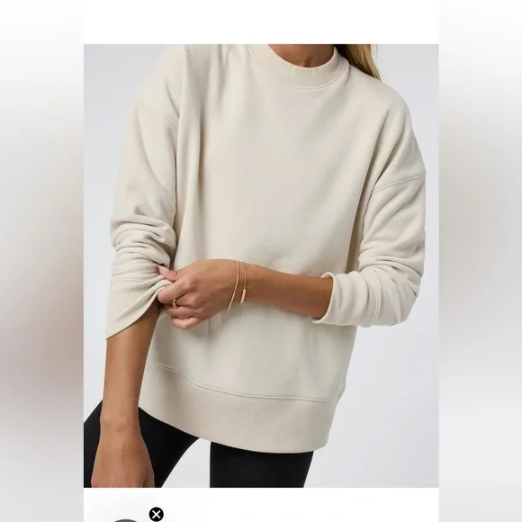 VUORI Sedona Weekender Crew in Bone color - BRAND NEW - Picture 1 of 7